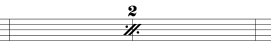 répétition de 2 mesures